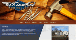 Desktop Screenshot of dflunsfordconstruction.com
